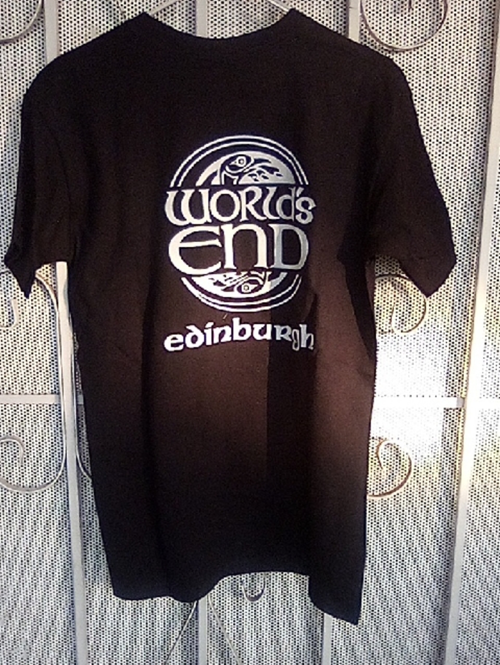 World's End Edinburgh Black Graphic Tee